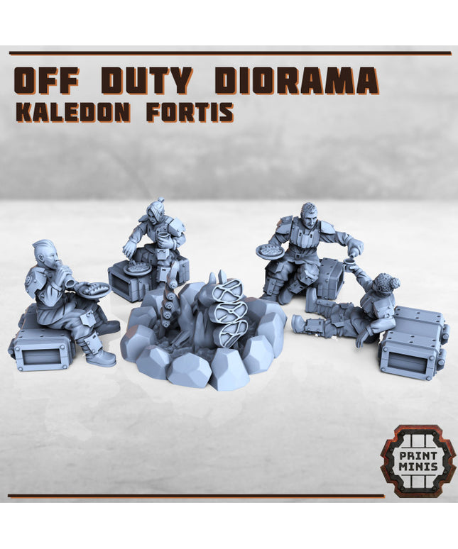 Off Duty Diorama - Kaledon Fortis