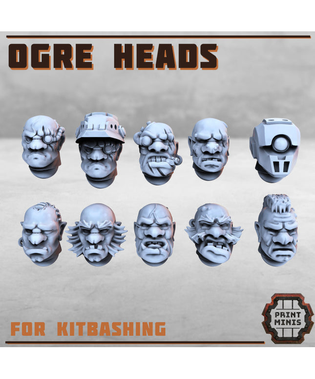 Ogre Heads for kitbashing