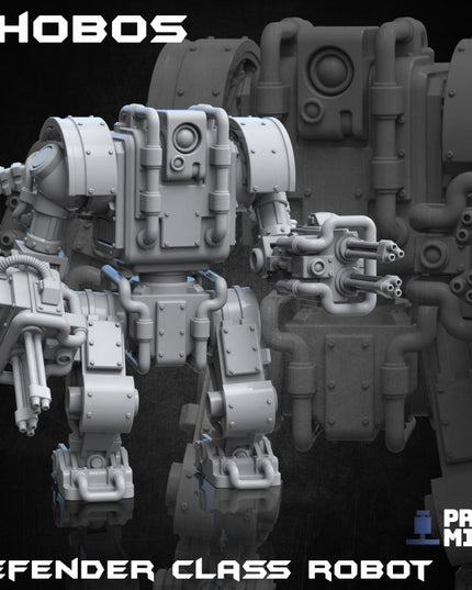 Defender Class Robots x3 (modular) - Automata Collection