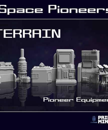 Space Colonisation Machines - Terrain - Space Pioneers Collection