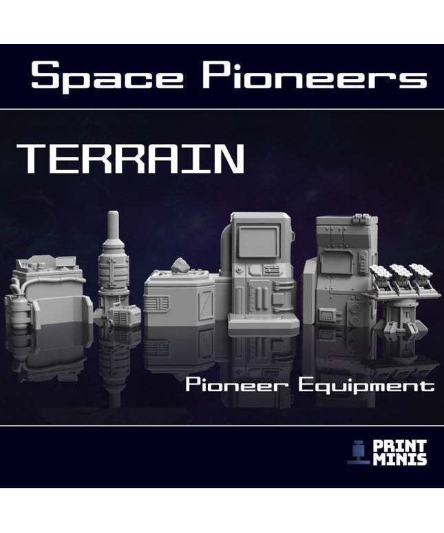 Space Colonisation Machines - Terrain - Space Pioneers Collection