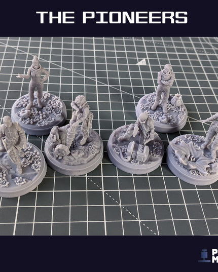 Space Pioneer Team - 6x Characters - Space Pioneers Collection