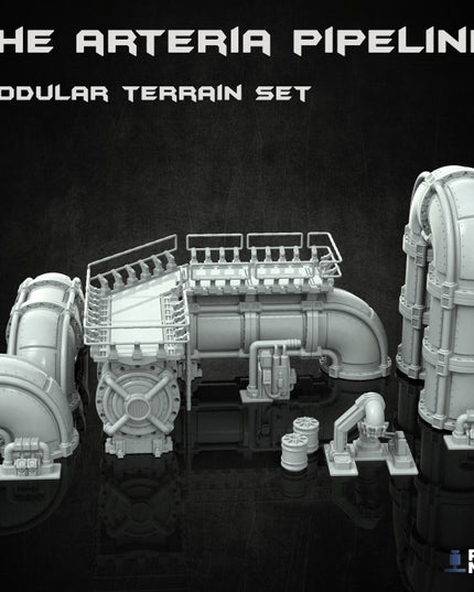 Modular Arteria Pipeline & Oil Mining Machines - The Iron Guard Collection