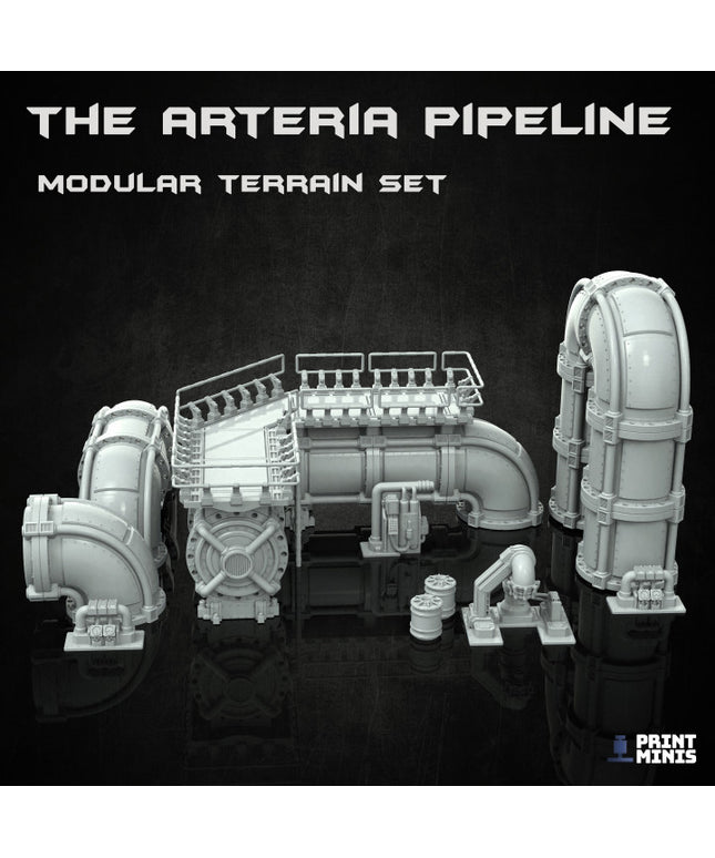 Modular Arteria Pipeline & Oil Mining Machines - The Iron Guard Collection