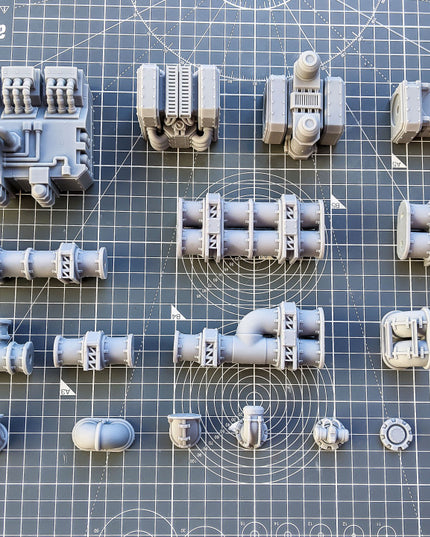 Zavoda Factory Pipeline Terrain - Doomsday Collection