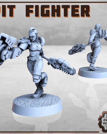 Fighting Pit with 2x Pit Fighters