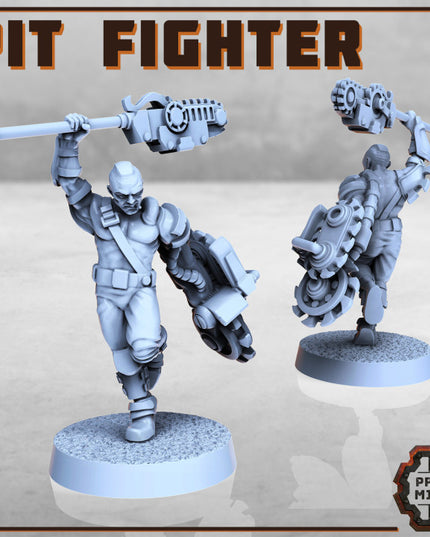 Fighting Pit with 2x Pit Fighters