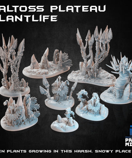 13x Alien Plants & Crystals - Terrain Kit - Expedition Collection