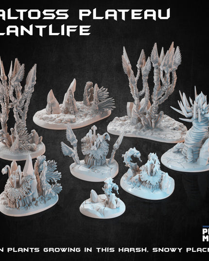 13x Alien Plants & Crystals - Terrain Kit - Expedition Collection