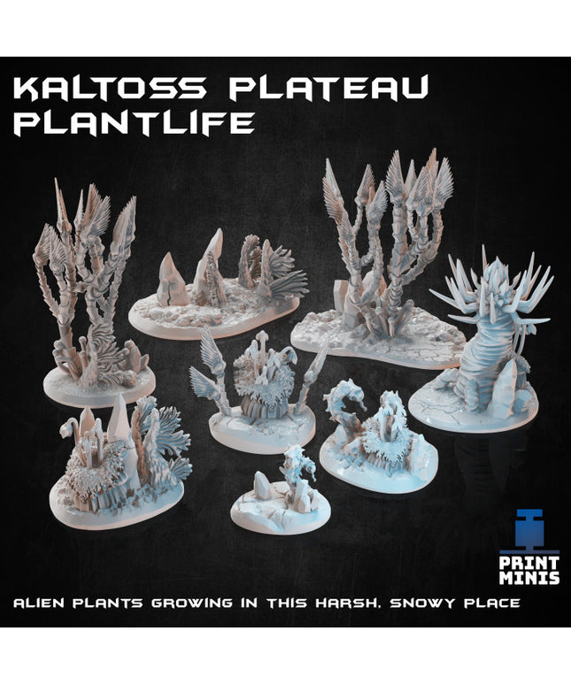 13x Alien Plants & Crystals - Terrain Kit - Expedition Collection