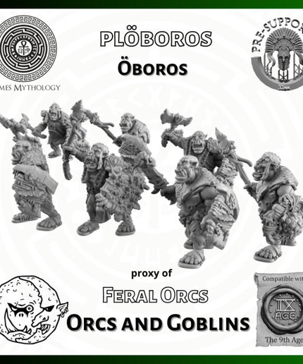 Orcas and Goblins  , oboros, Ploboros ,7 Figure