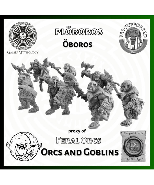 Orcas and Goblins  , oboros, Ploboros ,7 Figure