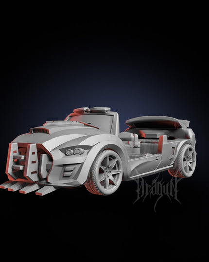 Police Car Zombie Trampler