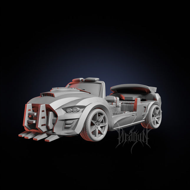 Police Car Zombie Trampler