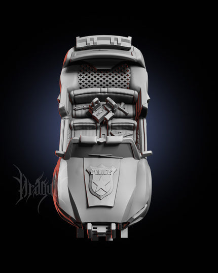 Police Car Zombie Trampler