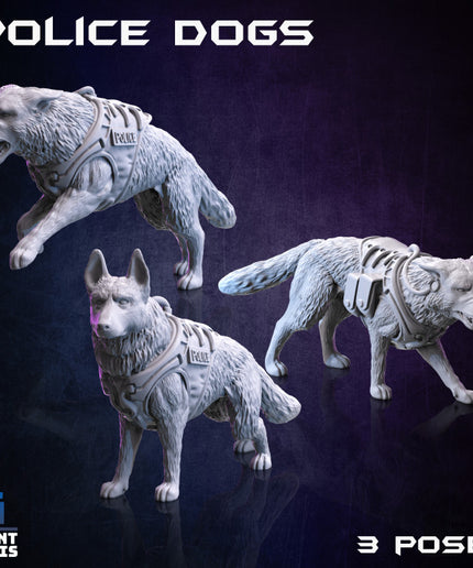Police Dogs x3 - Raid in Zadorn Collection