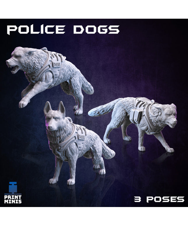 Police Dogs x3 - Raid in Zadorn Collection