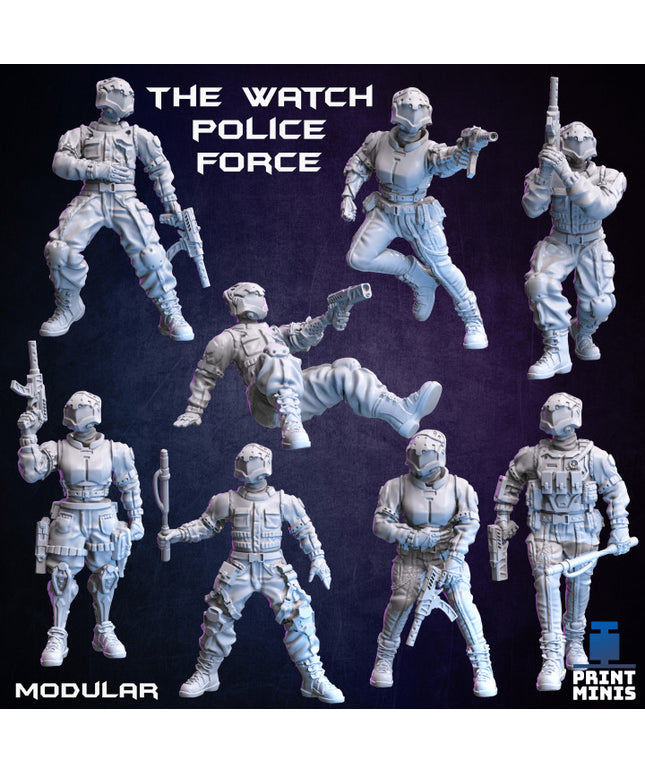 The Watch Cyberpunk Police 2 - Raid in Zadorn Collection