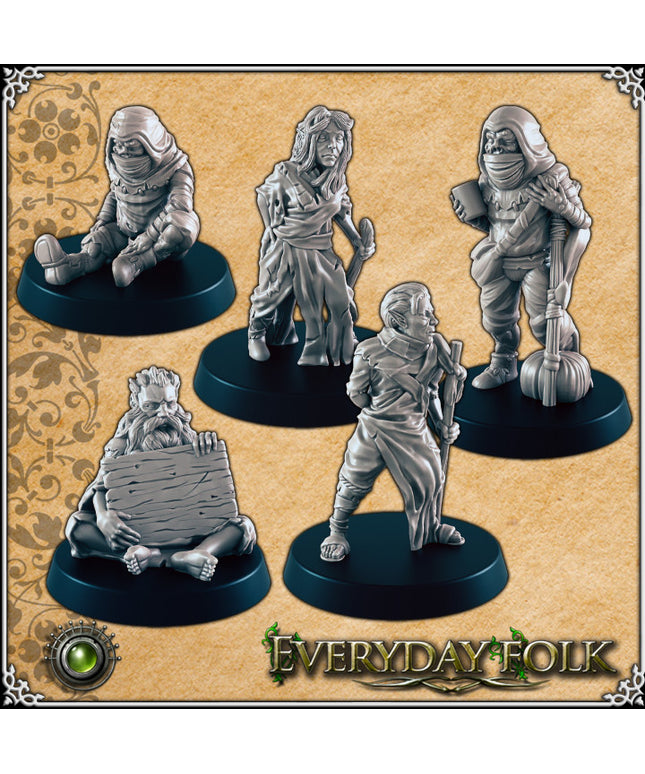 Everyday Folk / Lepers and Poor Folk