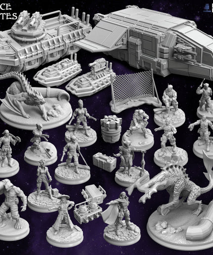 Space Pirates Collection - 2 rival pirate crews, 1 dangerous exchange!