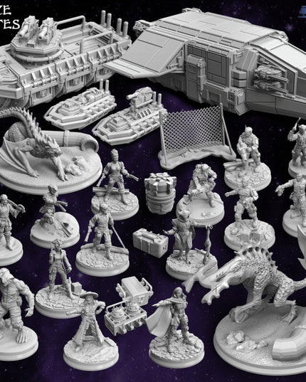 Space Pirates Collection - 2 rival pirate crews, 1 dangerous exchange!
