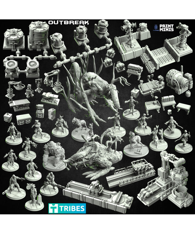 Outbreak in an Evil Lab! - Escape the infected monsters & contain the fungal outbreak!