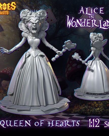 Alice in Wonderland 1/12 Scale / Queen of hearts