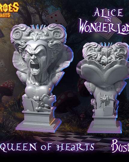 Queen of Hearts bust 120MM
