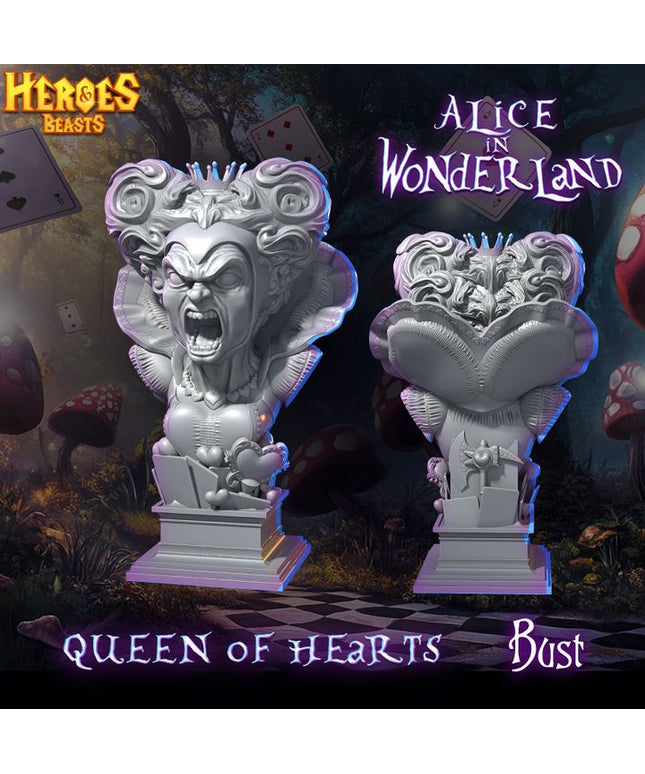 Queen of Hearts bust 120MM