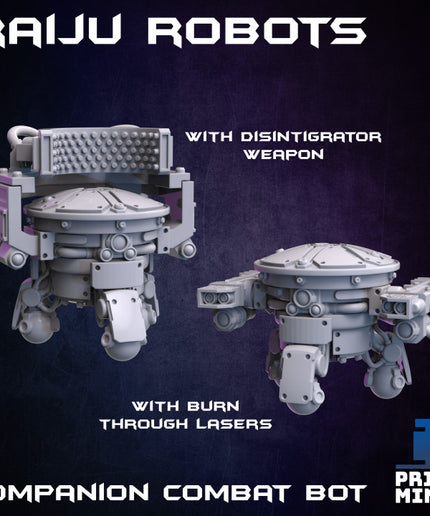 Raiju Defence Robots x2 - Bounty Hunter Collection