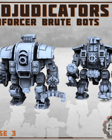 Adjudicators - Enforcer Brute Robots x3