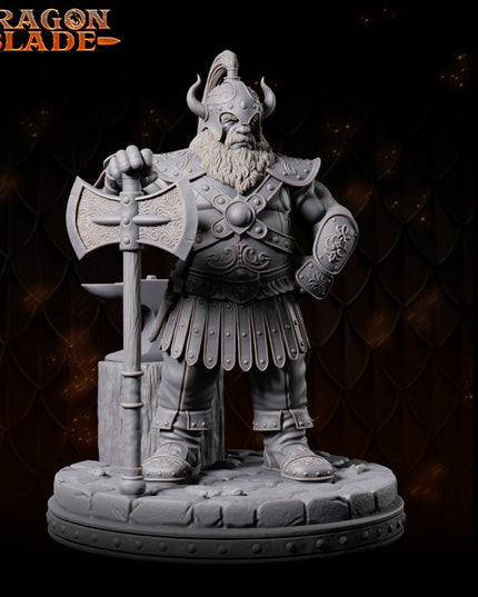 5 miniatures - 32mm - Classic RPG game Dwarves bundle - DRAGONBLADE