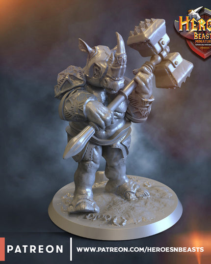 Rhinokin - hammer fighter