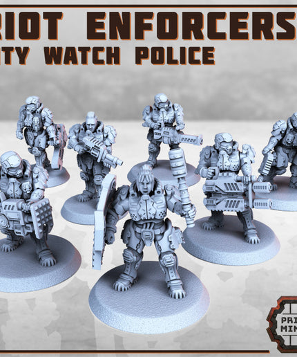 Heavy Riot Enforcers x7 - City Watch Police