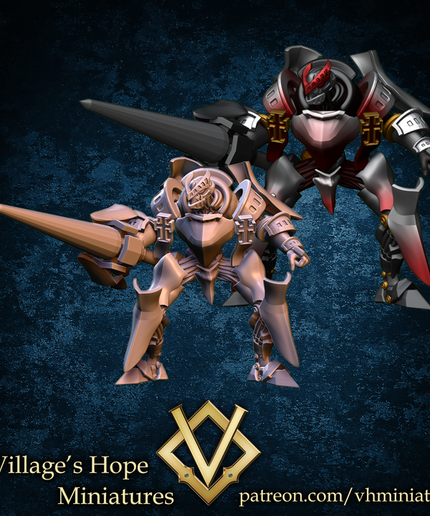 Iron Blood Golem , Robot , Construct