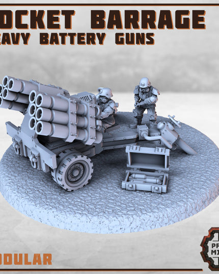 Heavy Battery Dioramas x3