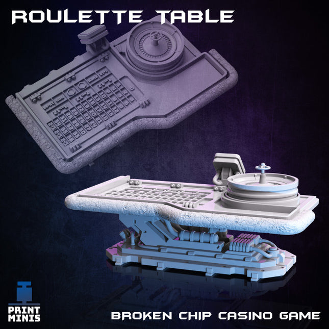 Blackjack and Roulette - Casino Games - Broken Chip Collection
