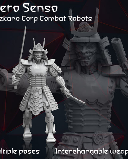 Samurai Combat Robots - Modular Minis - Tekano Corp Collection