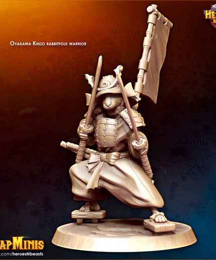 rabbit samurai warrior classic