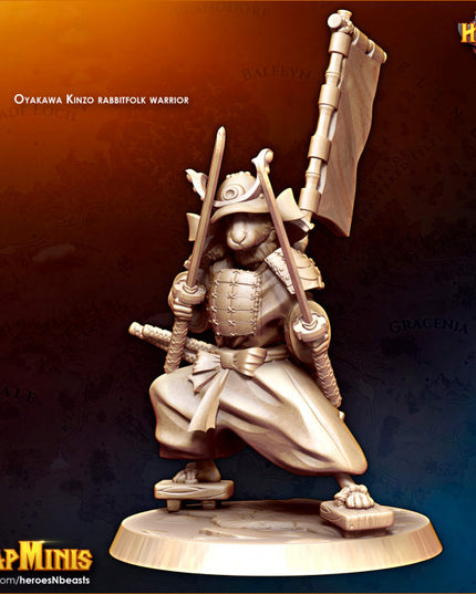 rabbit samurai warrior classic