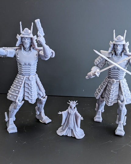 Samurai Combat Robots - Modular Minis - Tekano Corp Collection