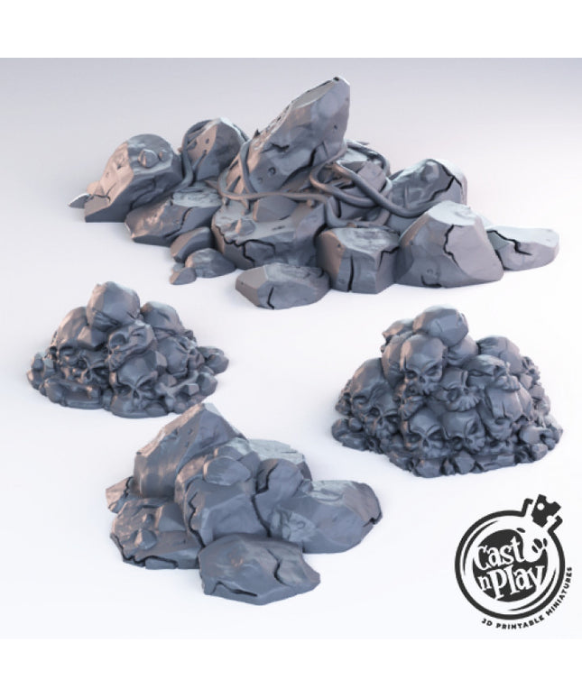 Skulls and Rocks