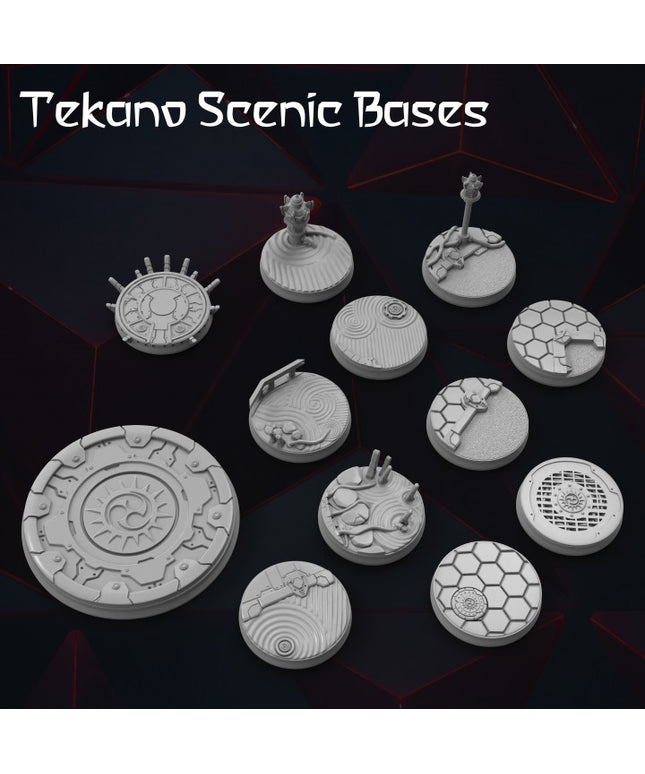 12x Sci-Fi Japan Bases -Tekano Corp Collection