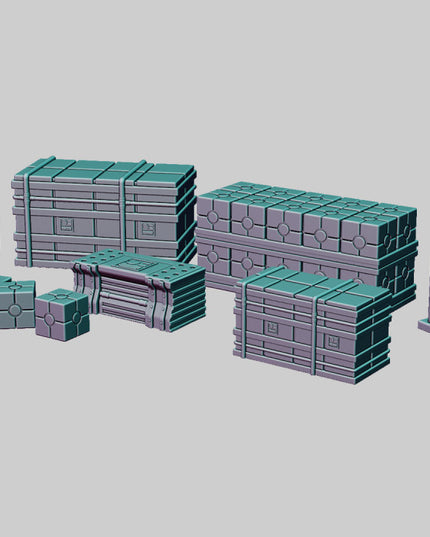 Crates and barrels- Sci Fi