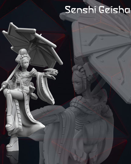 Robot Geisha Warriors x3 - Tekano Corp Collection