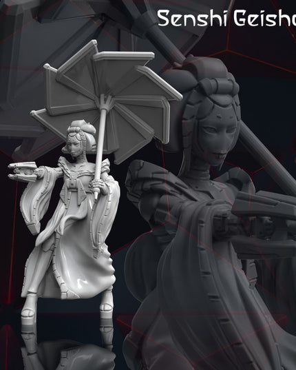 Robot Geisha Warriors x3 - Tekano Corp Collection