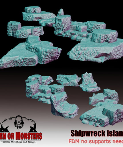 FDM Shipwreck Islands scatter terrain