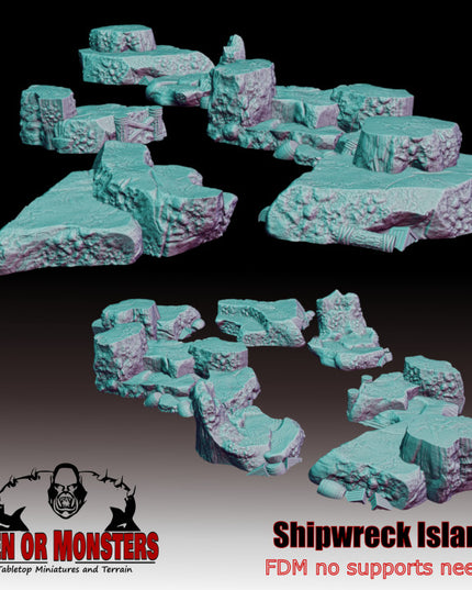 FDM Shipwreck Islands scatter terrain