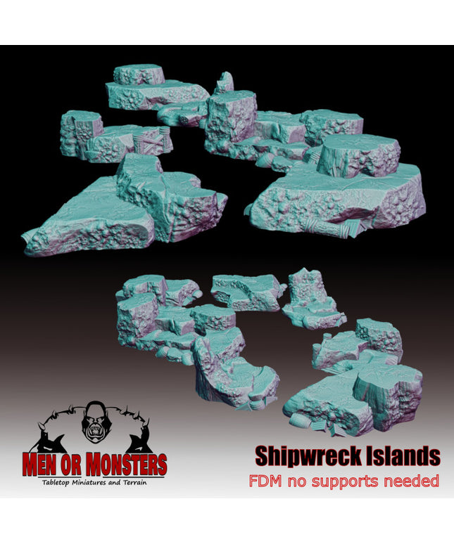 FDM Shipwreck Islands scatter terrain