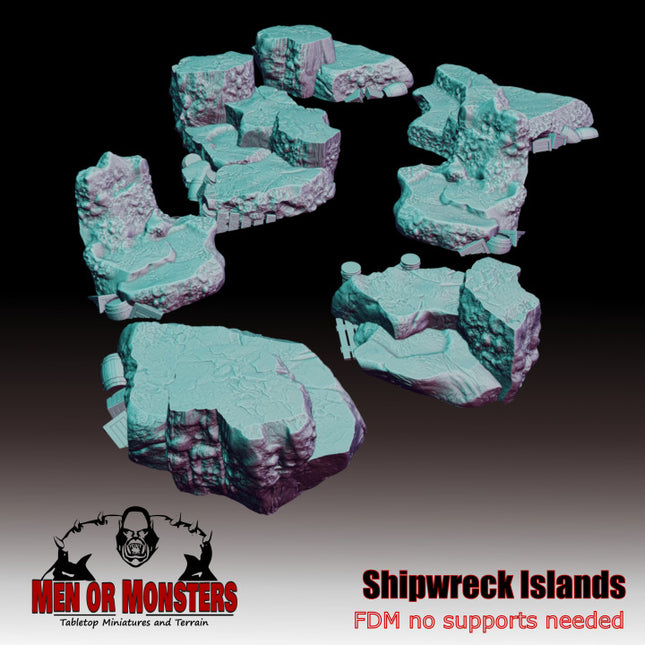 FDM Shipwreck Islands scatter terrain